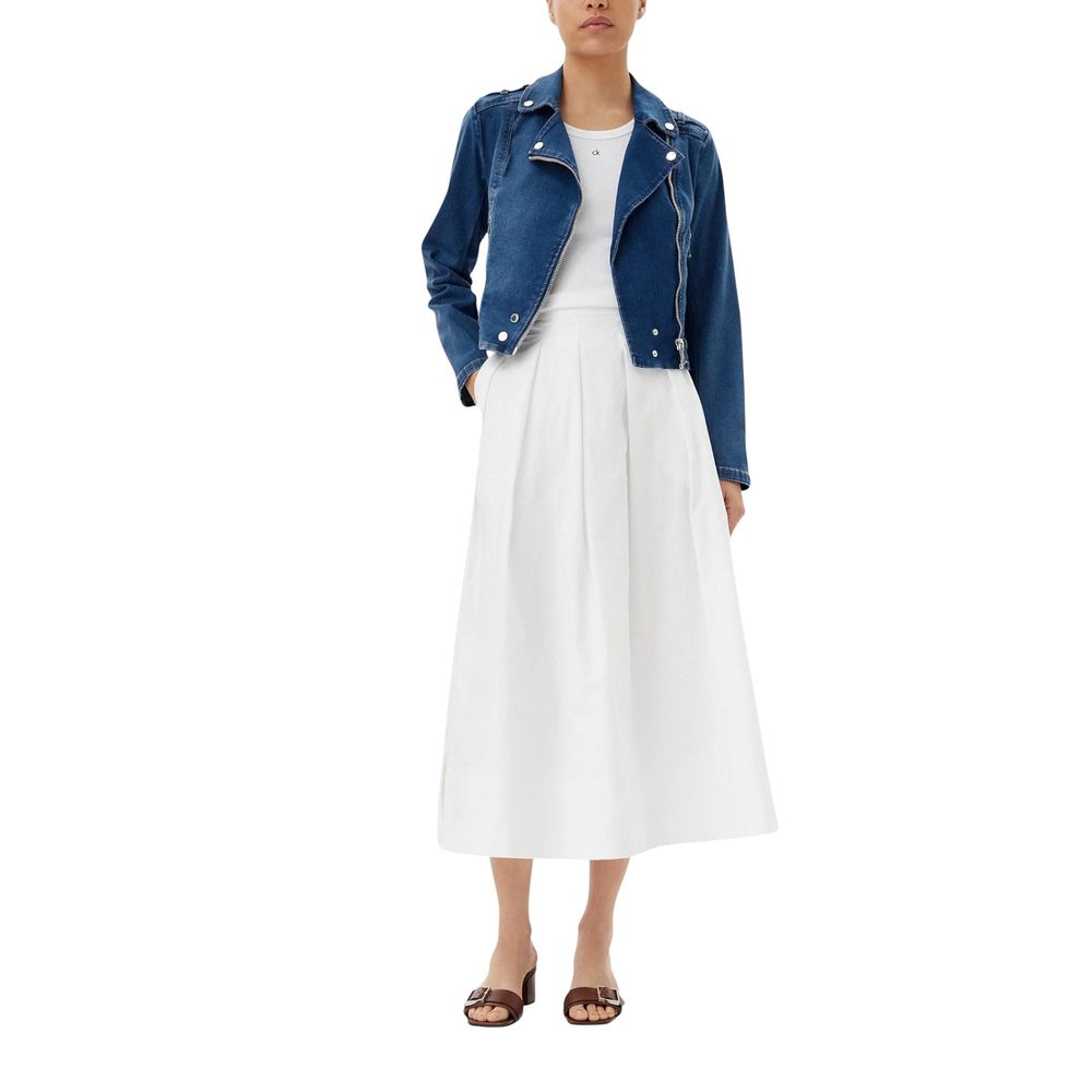 Morgan De Toi Blue Cotton Denim Jacket | Regal Royce