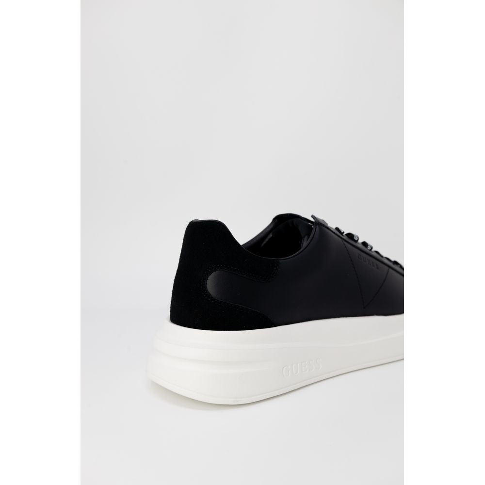 Guess Black Polyethylene Low Top Sneakers | Regal Royce