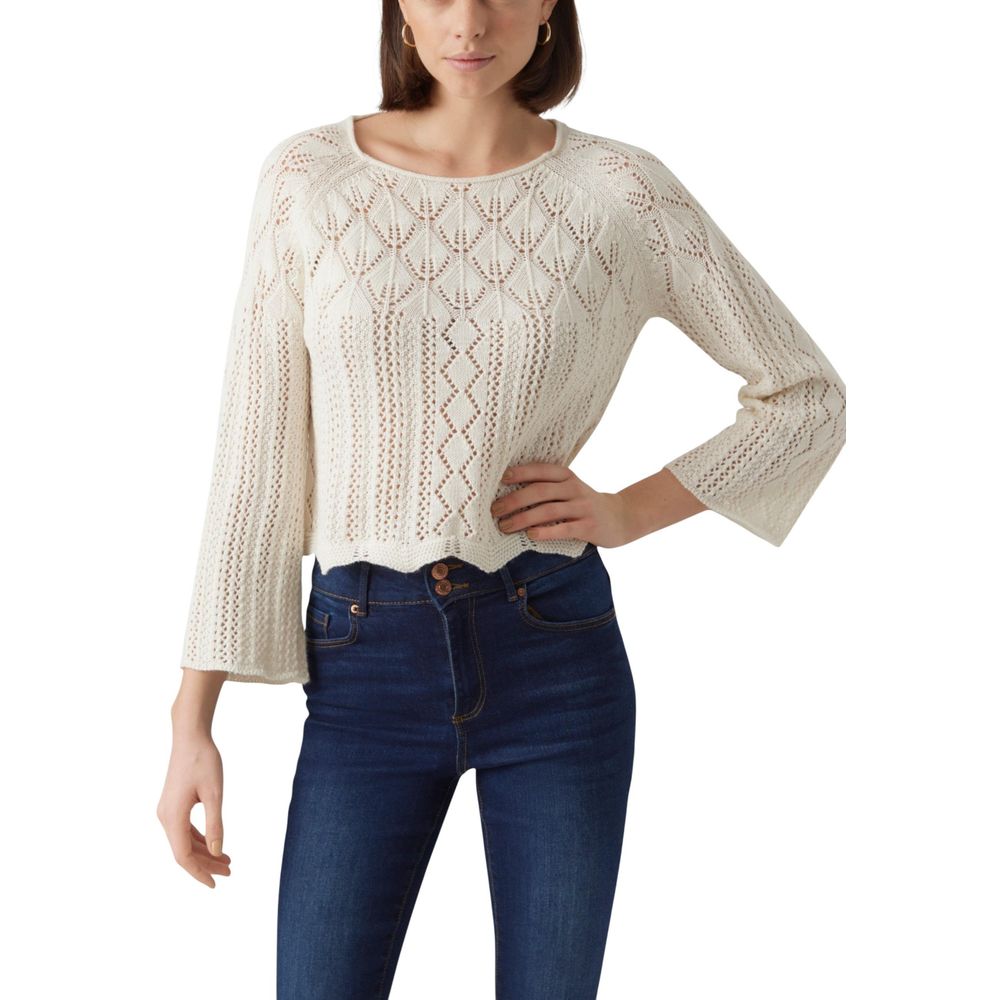 Vero Moda Beige Cotton Sweatshirt | Regal Royce