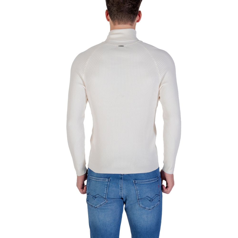 Antony Morato Cream Viscose Turtleneck | Regal Royce