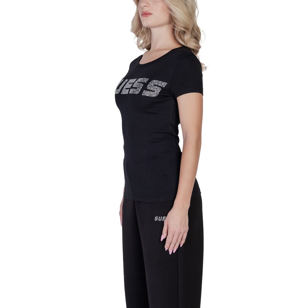 Guess Active Black Cotton T-Shirt | Regal Royce