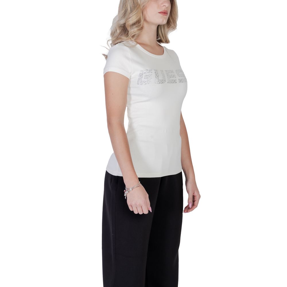 Guess Active Cream Cotton T-Shirt | Regal Royce