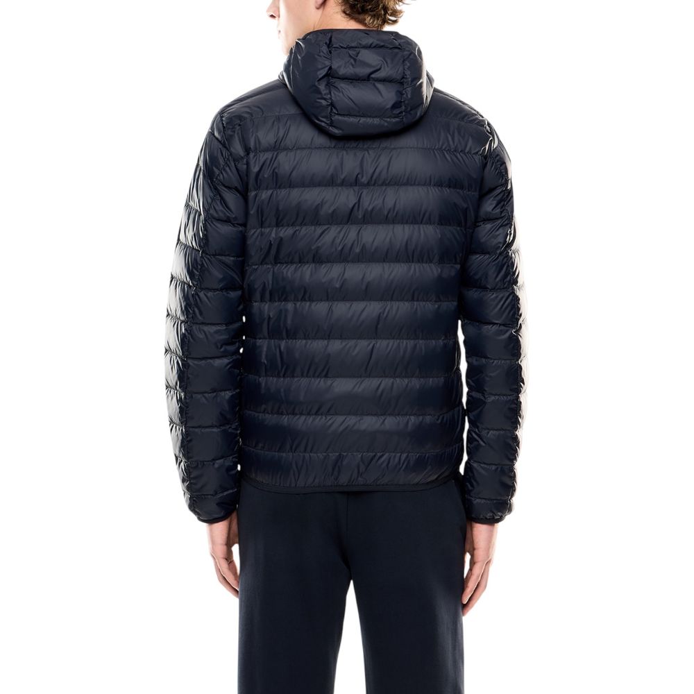 EA7 Emporio Armani Blue Polyamide Shell Jacket | Regal Royce