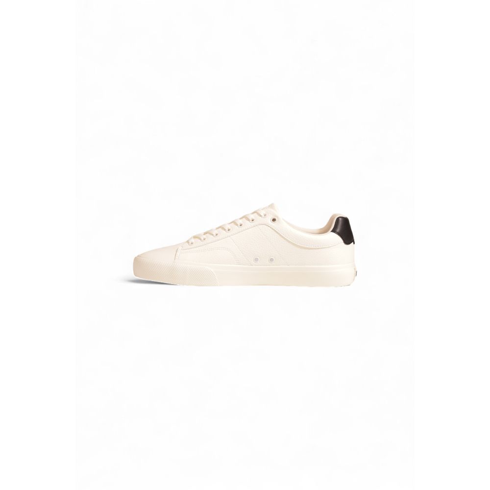Hugo Boss Cream Leather Low Top Sneakers | Regal Royce