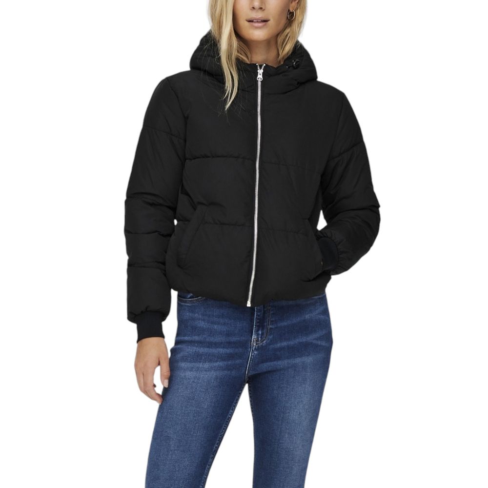 Jacqueline De Yong Black Polyester Jacket | Regal Royce