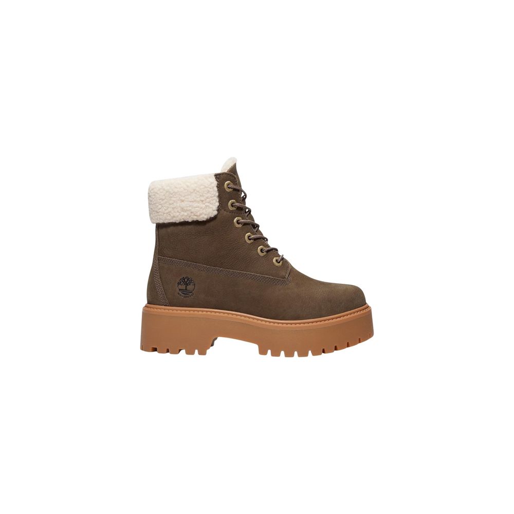 Timberland Brown Recycled Leather Lace-Up Boots | Regal Royce