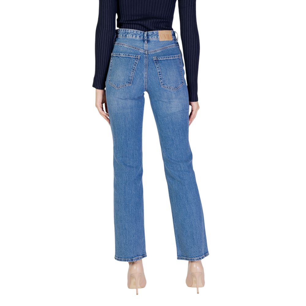 Vero Moda Light Blue Cotton Mom Jeans | Regal Royce