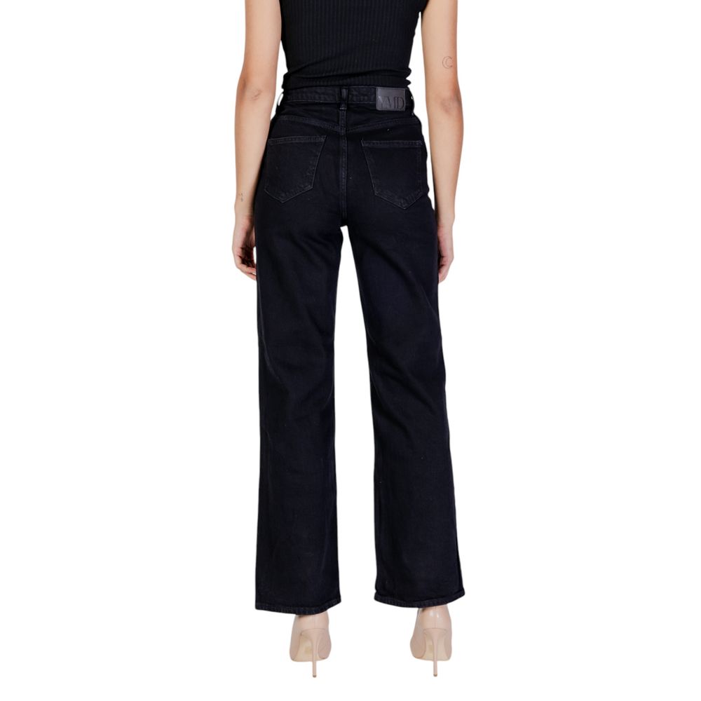 Vero Moda Black Cotton Mom Jeans | Regal Royce