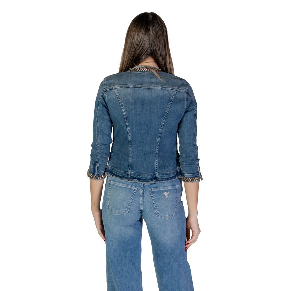 Liu Jo Light Blue Cotton Denim Jacket | Regal Royce