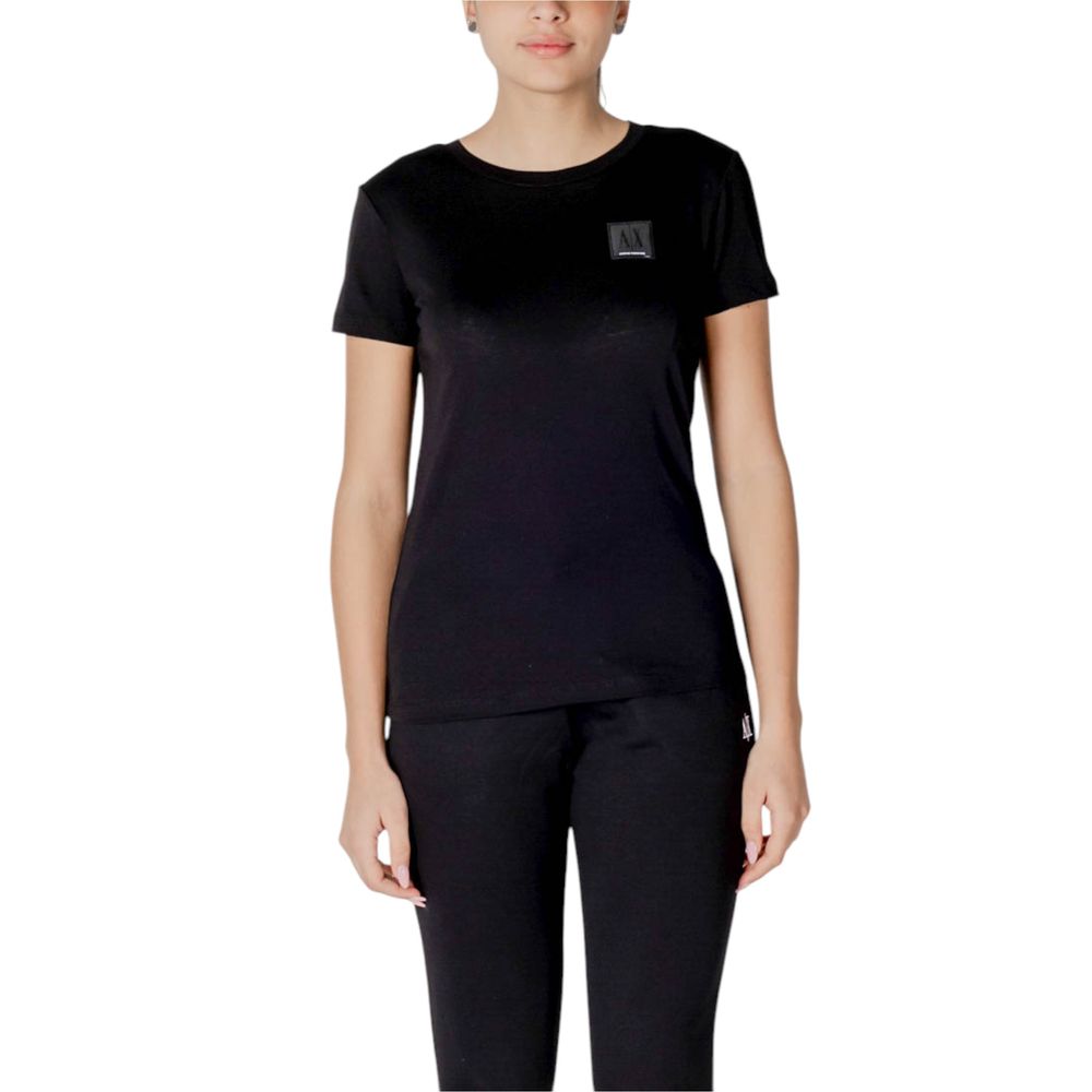Armani Exchange Black Cotton T-Shirt | Regal Royce