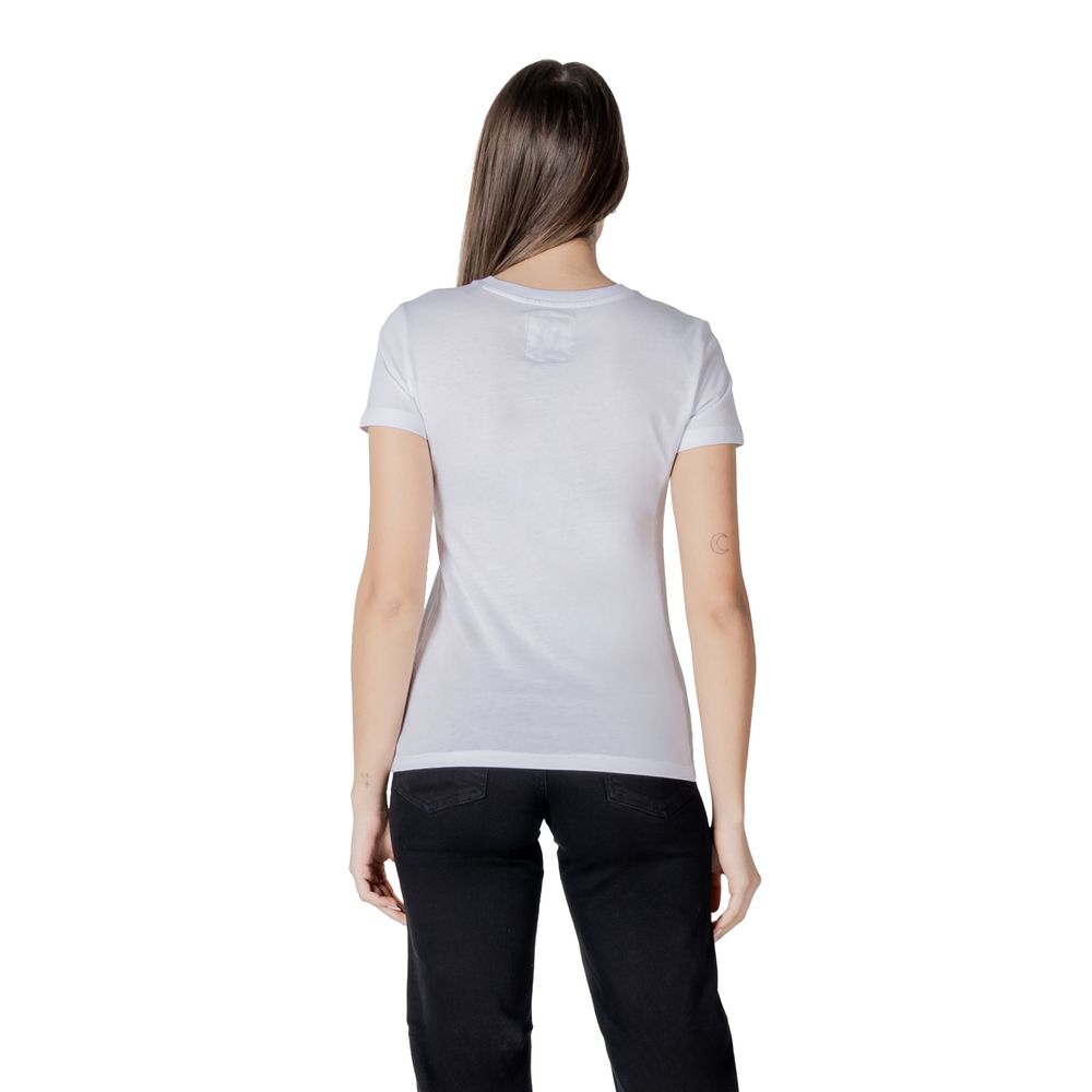 Armani Exchange White Cotton T-Shirt | Regal Royce