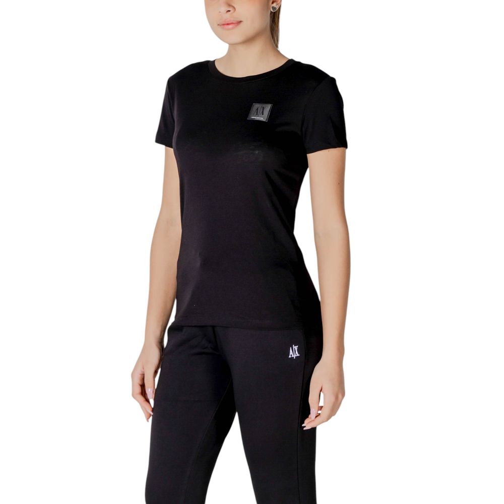 Armani Exchange Black Cotton T-Shirt | Regal Royce