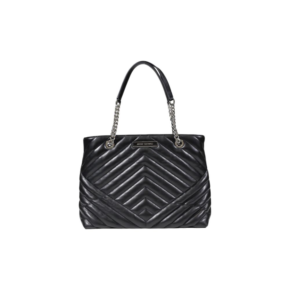 Armani Exchange Black Polyester Handbag | Regal Royce