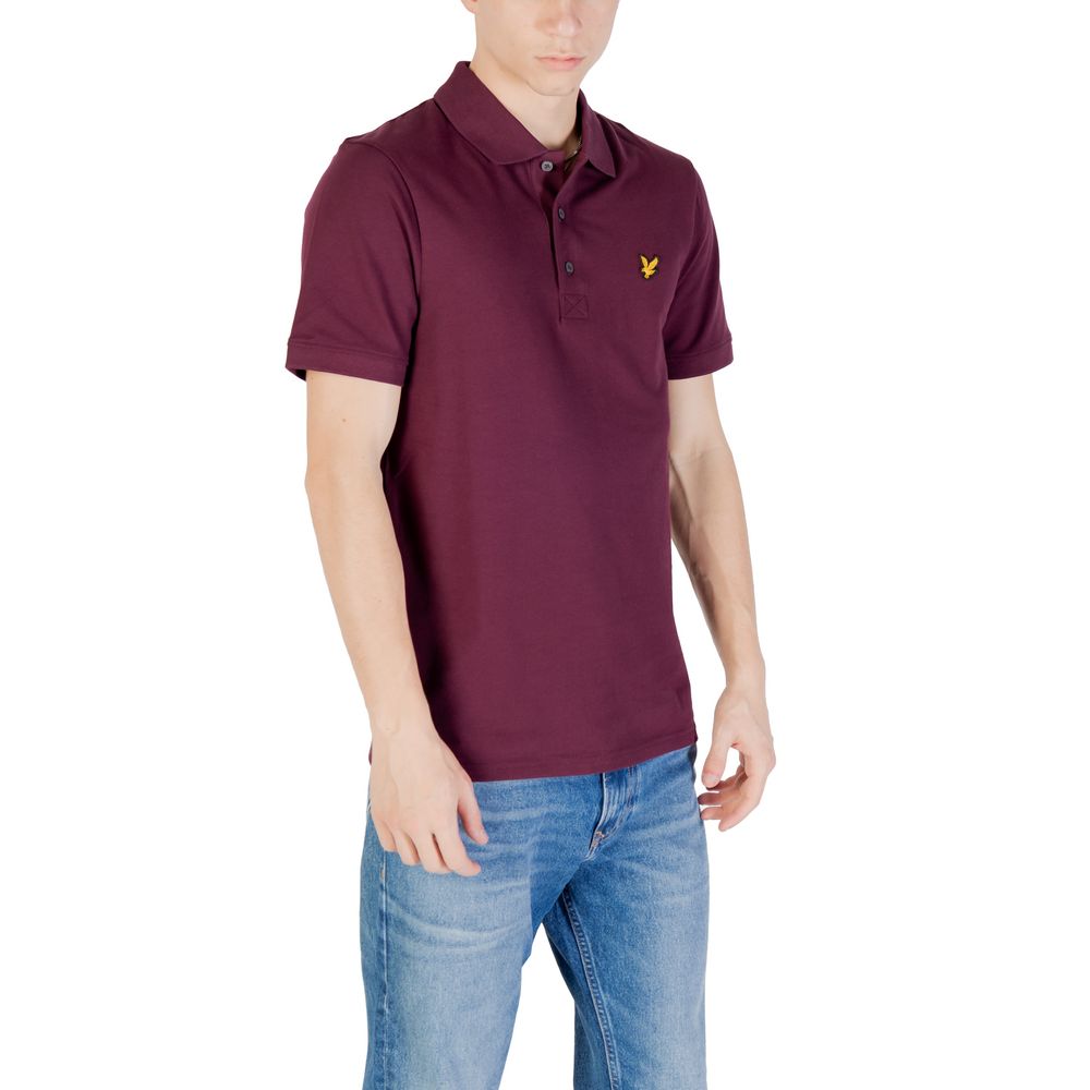 Lyle & Scott Bordeaux Cotton Polo Shirt | Regal Royce