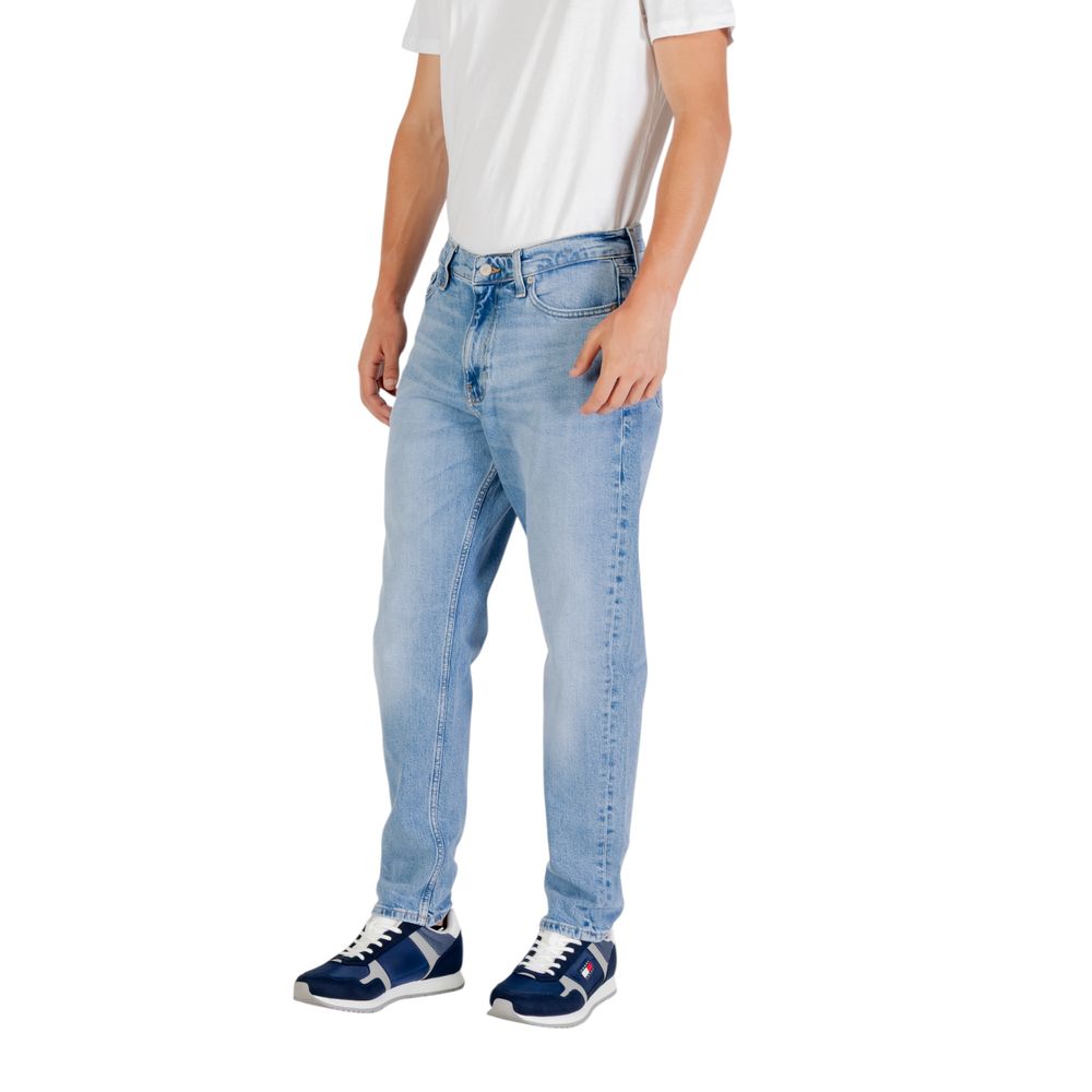 Tommy Hilfiger Jeans Light Blue Recycled Cotton Slim Fit Jeans | Regal Royce