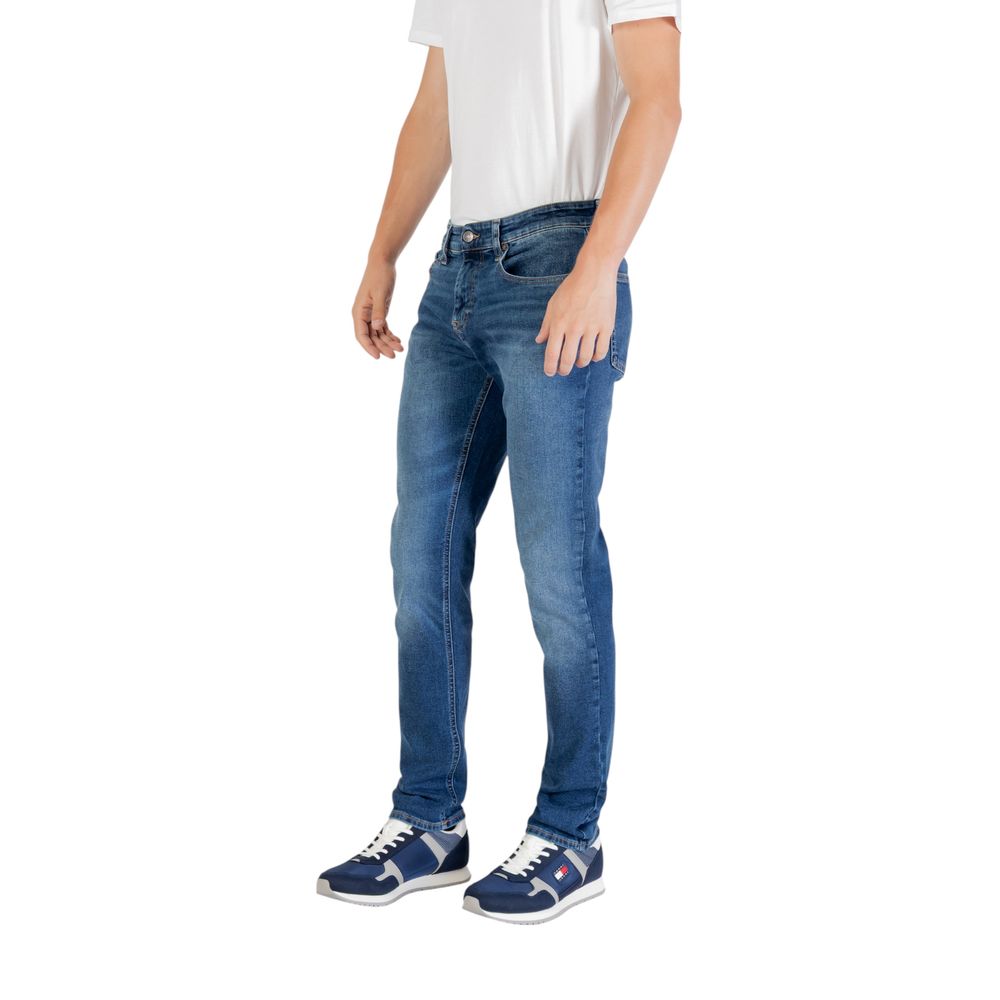 Tommy Hilfiger Jeans Blue Recycled Cotton Skinny Jeans | Regal Royce
