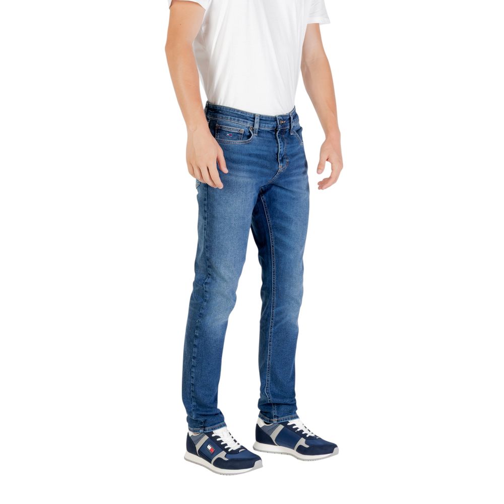 Tommy Hilfiger Jeans Blue Recycled Cotton Skinny Jeans | Regal Royce
