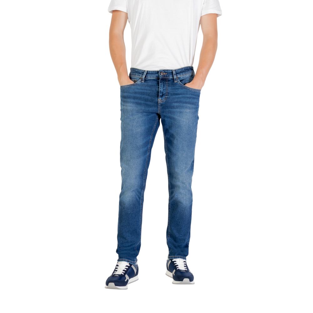 Tommy Hilfiger Jeans Blue Recycled Cotton Skinny Jeans | Regal Royce