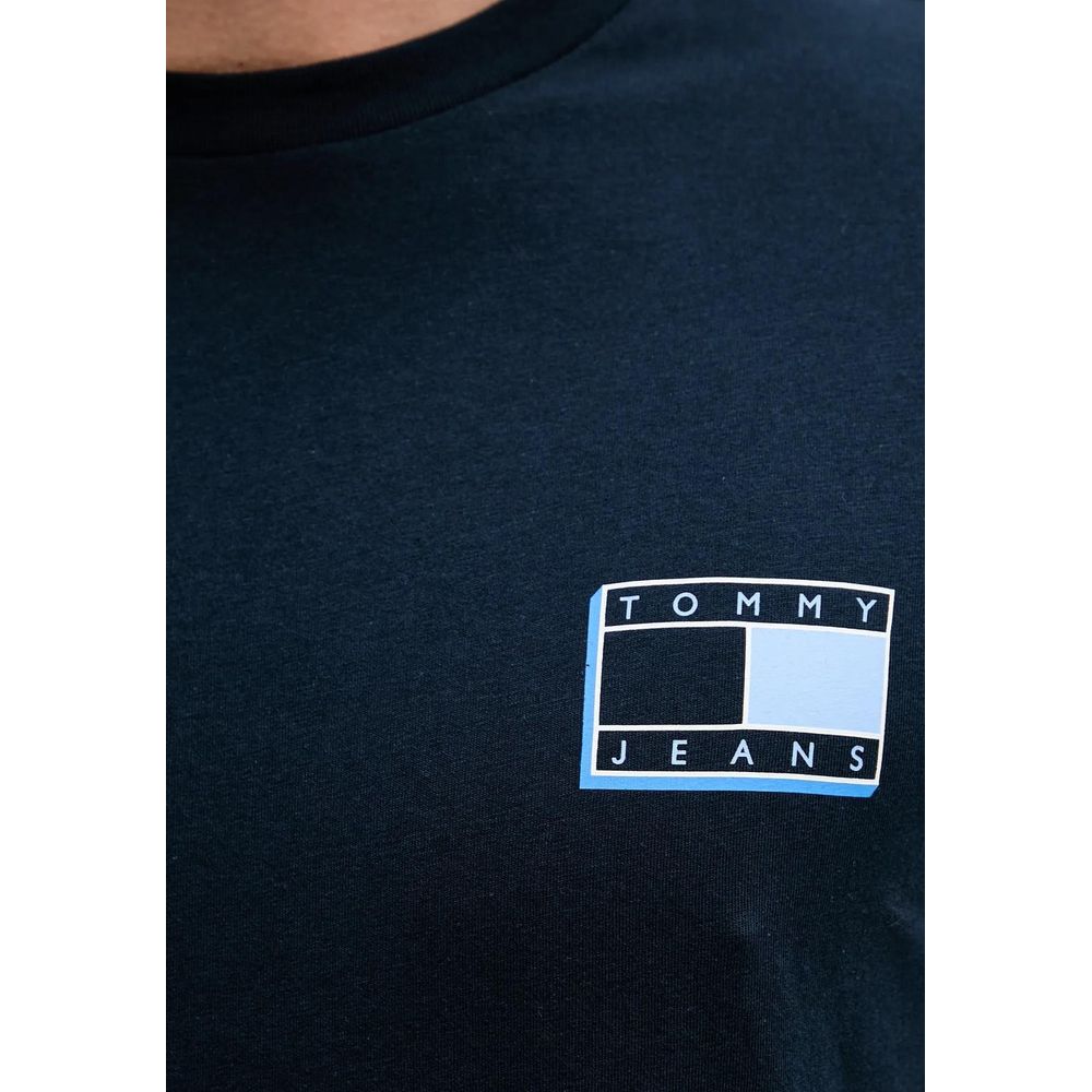 Tommy Hilfiger Jeans Blue Recycled Cotton T-Shirt | Regal Royce