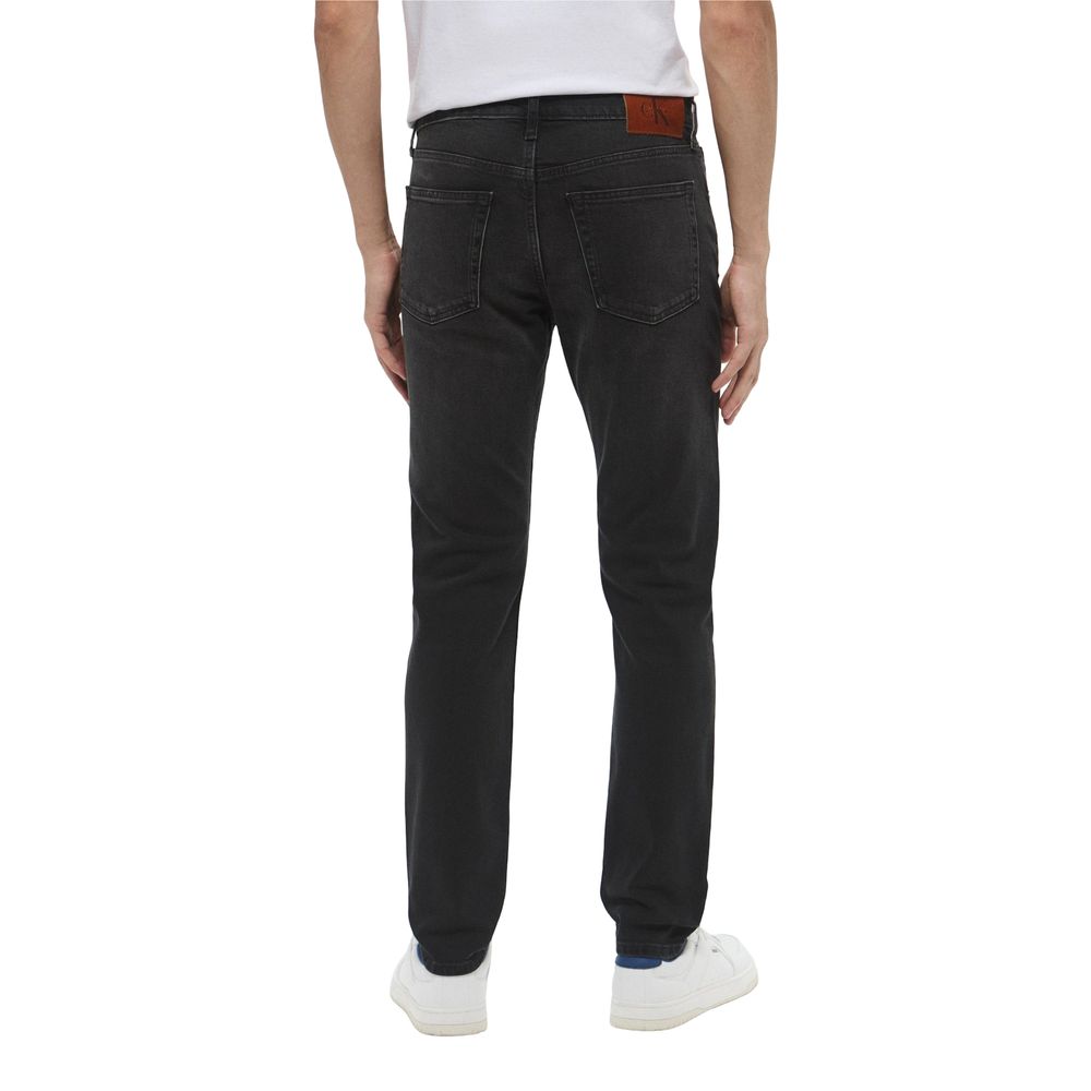 Calvin Klein Jeans Black Cotton Skinny Jeans | Regal Royce