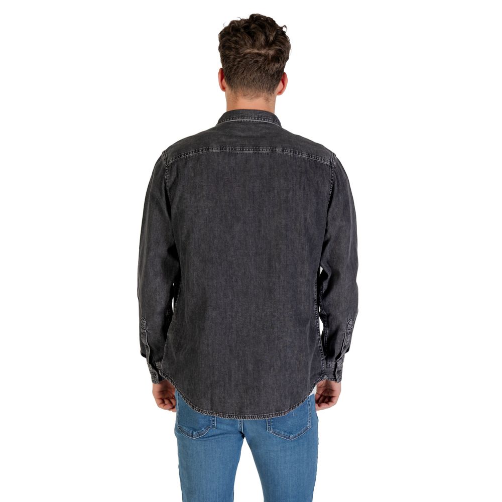 Calvin Klein Jeans Black Denim Shirt | Regal Royce