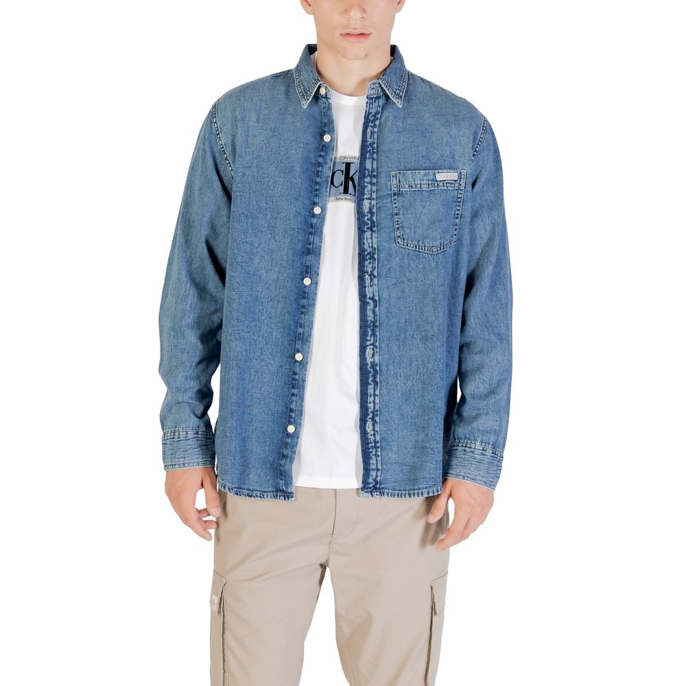 Calvin Klein Jeans Blue Denim Shirt | Regal Royce