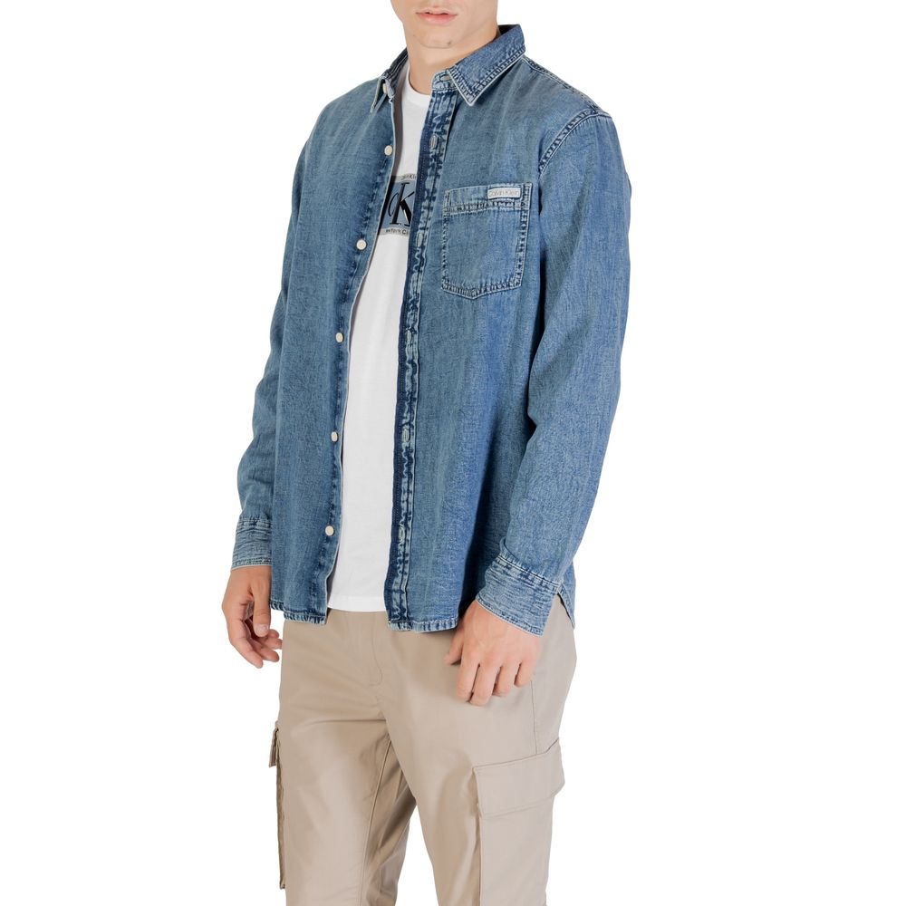 Calvin Klein Jeans Blue Denim Shirt | Regal Royce
