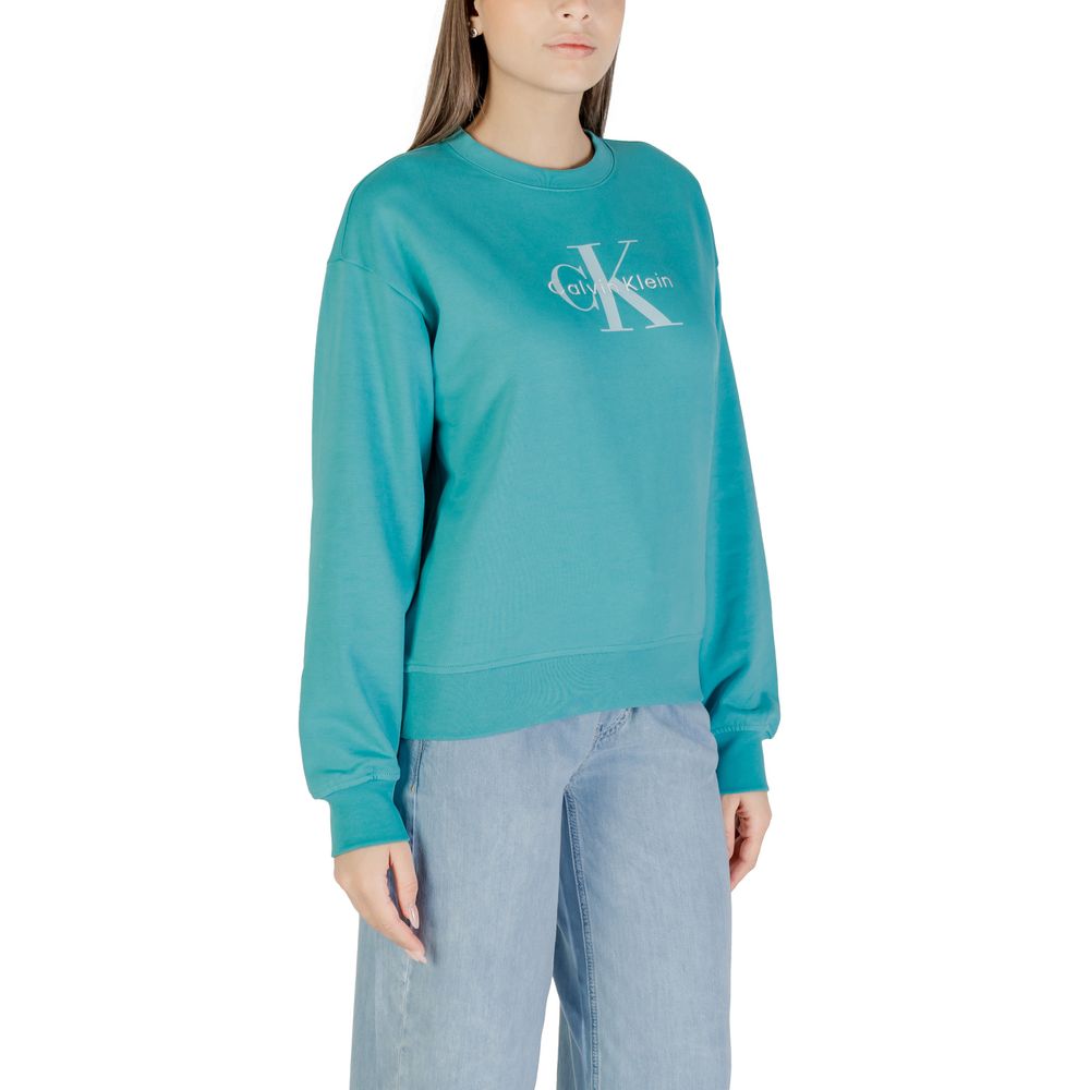 Calvin Klein Jeans Blue Cotton Sweatshirt | Regal Royce