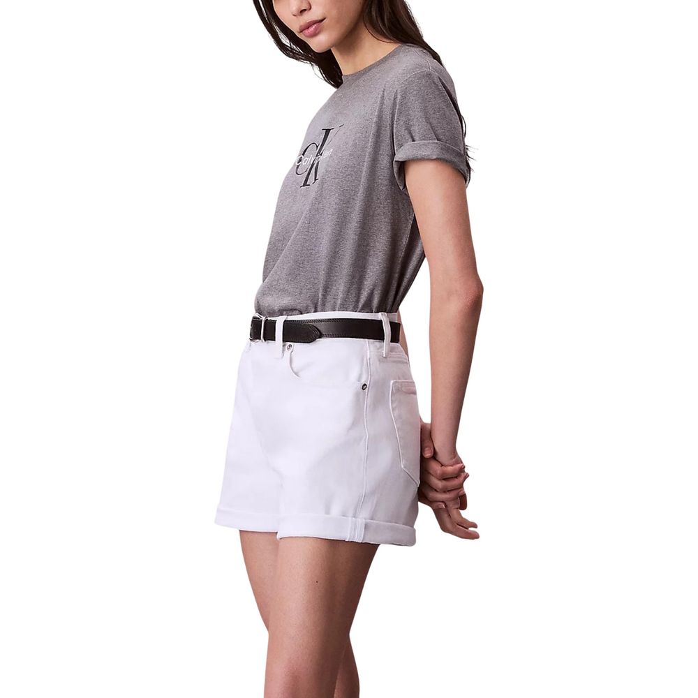 Calvin Klein Jeans Gray Cotton T-Shirt | Regal Royce