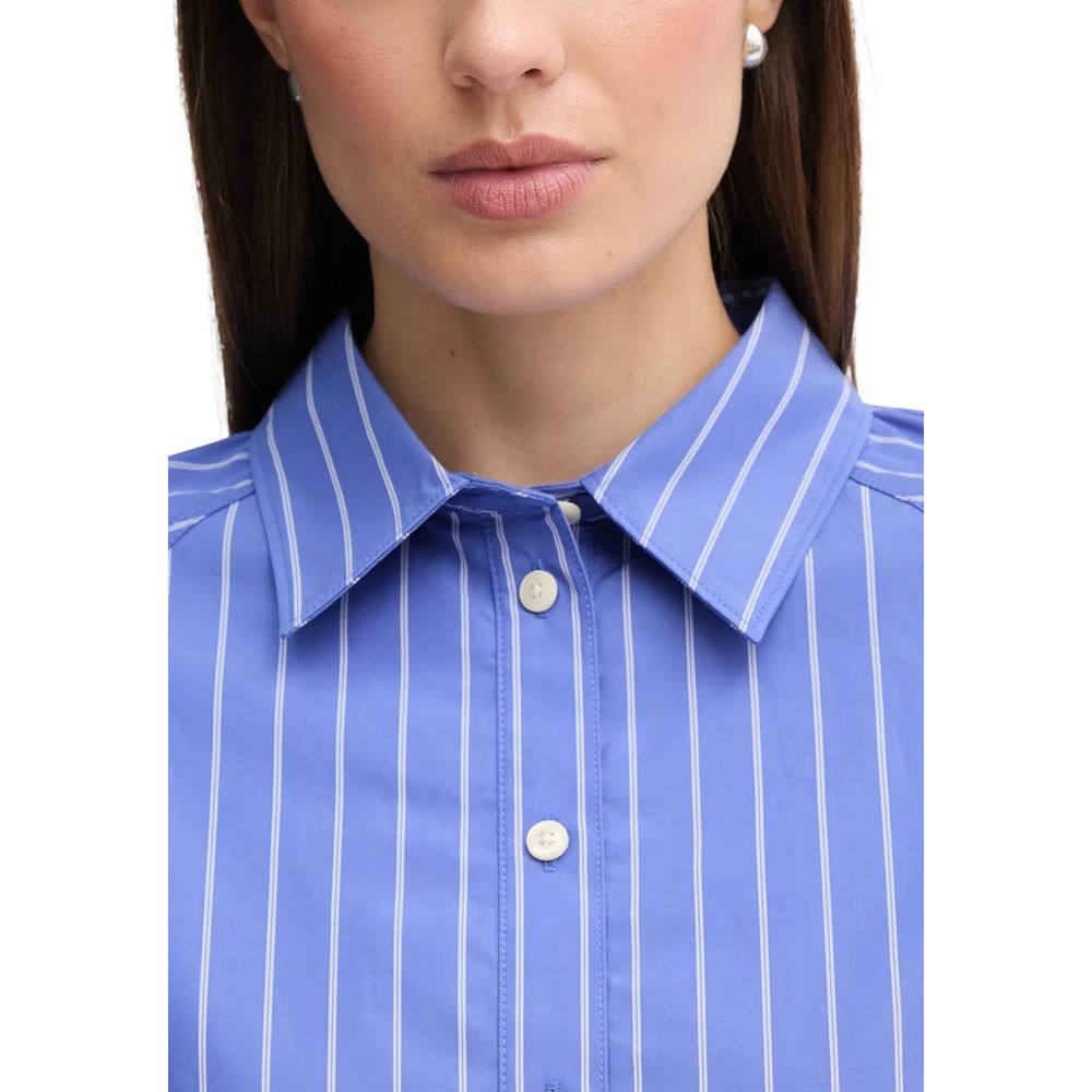Calvin Klein Jeans Blue Cotton Blouse | Regal Royce