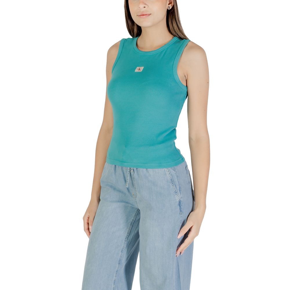 Calvin Klein Jeans Blue Cotton Top | Regal Royce