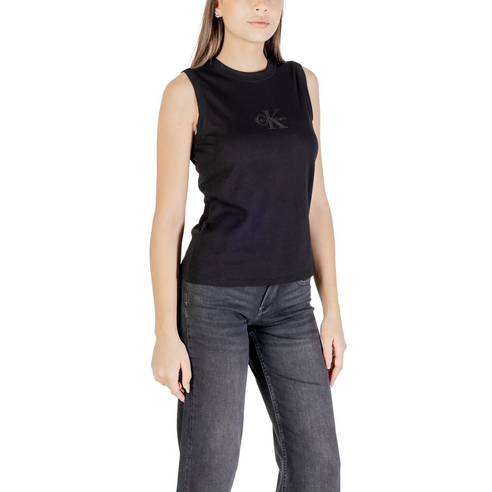 Calvin Klein Jeans Black Cotton T-Shirt | Regal Royce