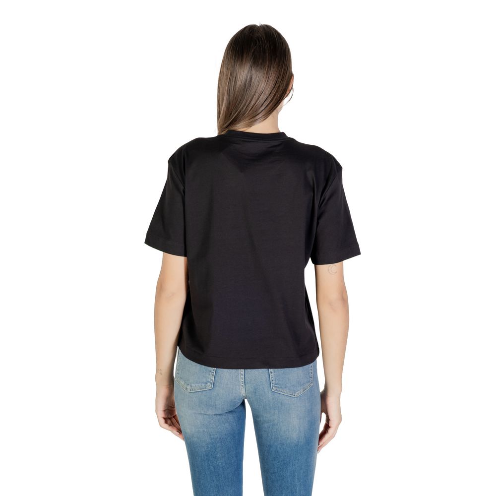 Calvin Klein Jeans Black Cotton T-Shirt | Regal Royce