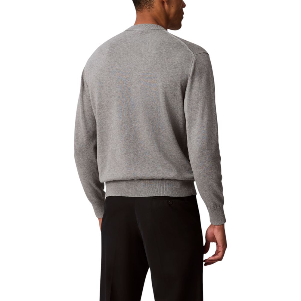 Calvin Klein Jeans Gray Cotton Sweatshirt | Regal Royce