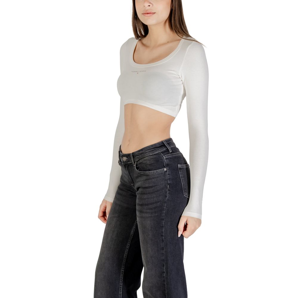 Tommy Hilfiger Jeans White Recycled Cotton Sportswear | Regal Royce
