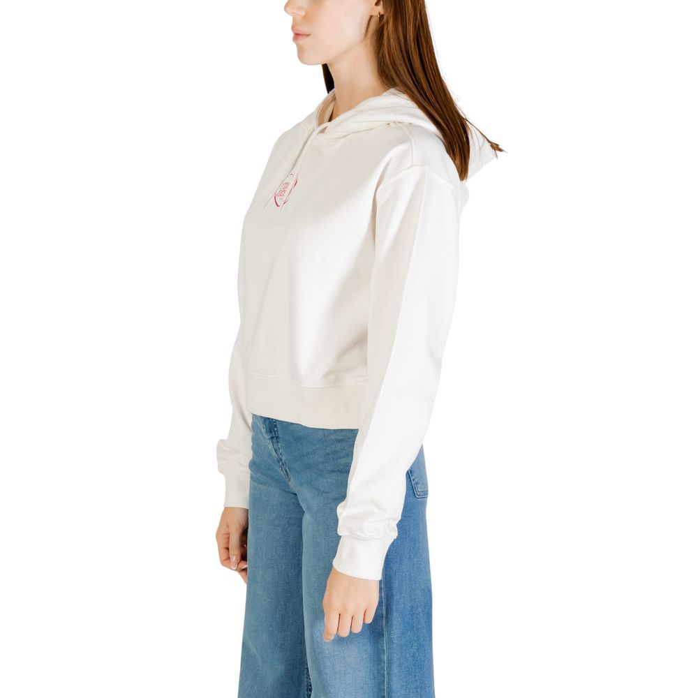 Tommy Hilfiger Jeans Cream Recycled Cotton Hoodie | Regal Royce