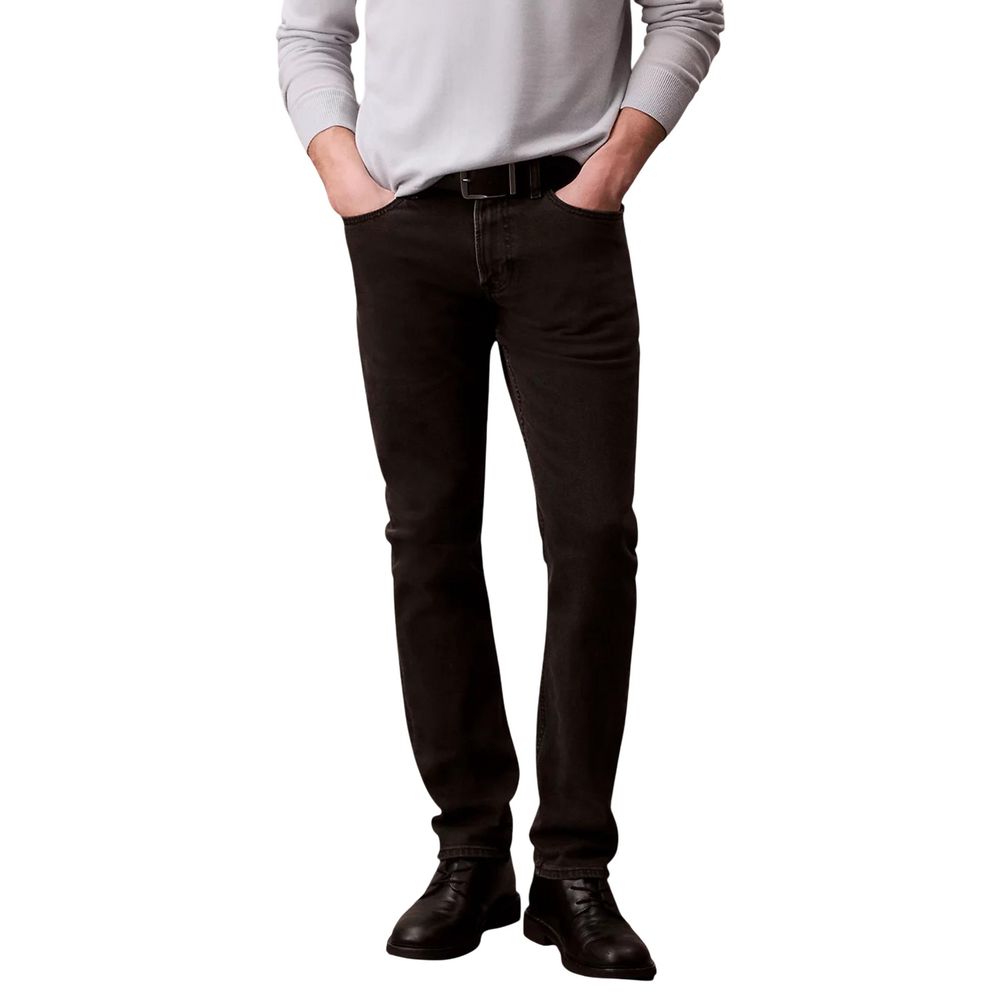 Calvin Klein Jeans Black Cotton Skinny Jeans | Regal Royce