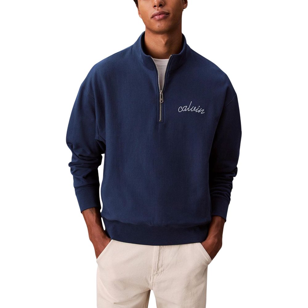 Calvin Klein Jeans Blue Cotton Sweatshirt | Regal Royce
