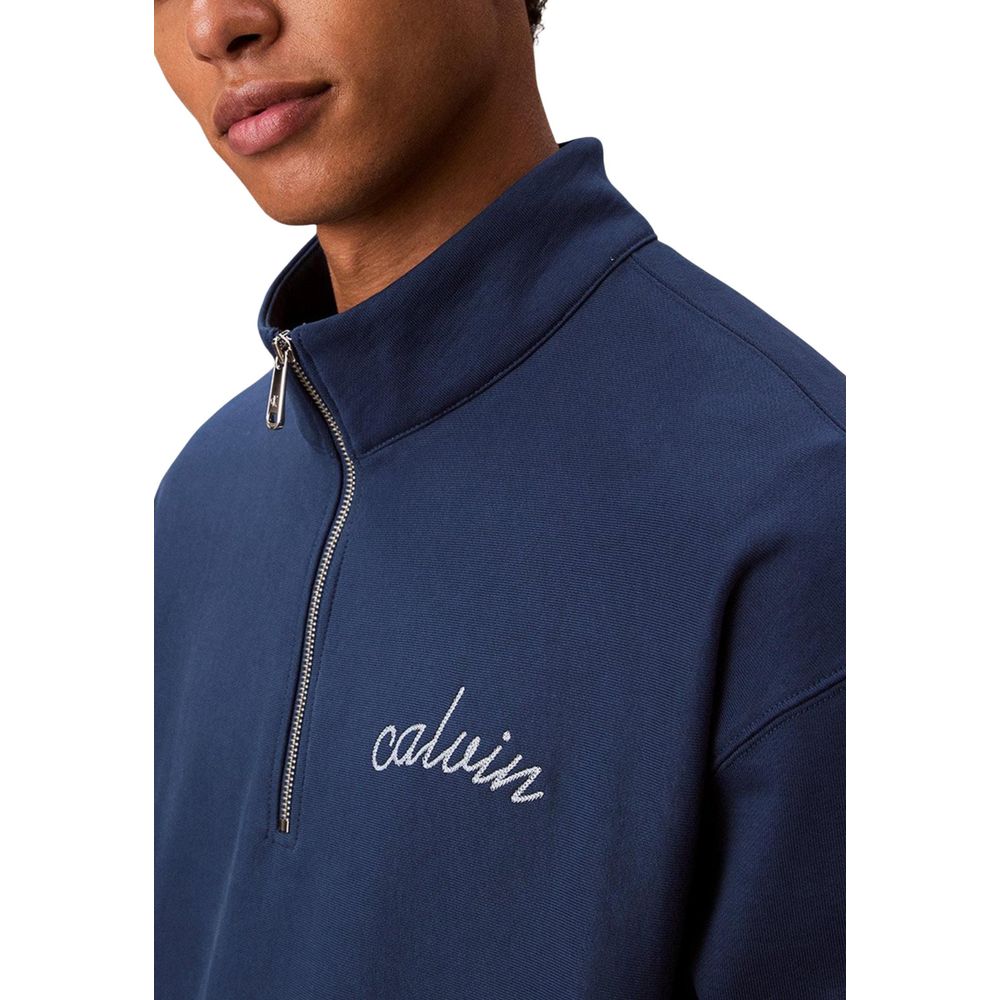 Calvin Klein Jeans Blue Cotton Sweatshirt | Regal Royce