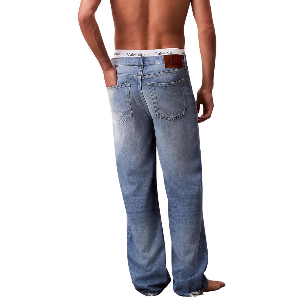 Calvin Klein Jeans Blue Lyocell Relaxed Fit Jeans | Regal Royce
