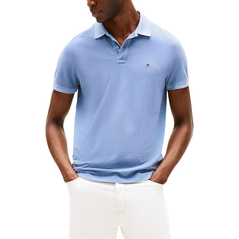Tommy Hilfiger Blue Cotton Polo Shirt | Regal Royce