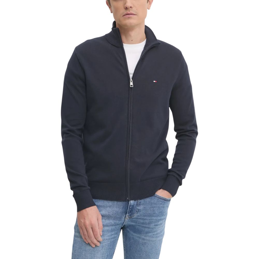 Tommy Hilfiger Blue Cotton Cardigan | Regal Royce