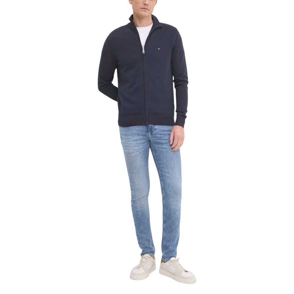 Tommy Hilfiger Blue Cotton Cardigan | Regal Royce