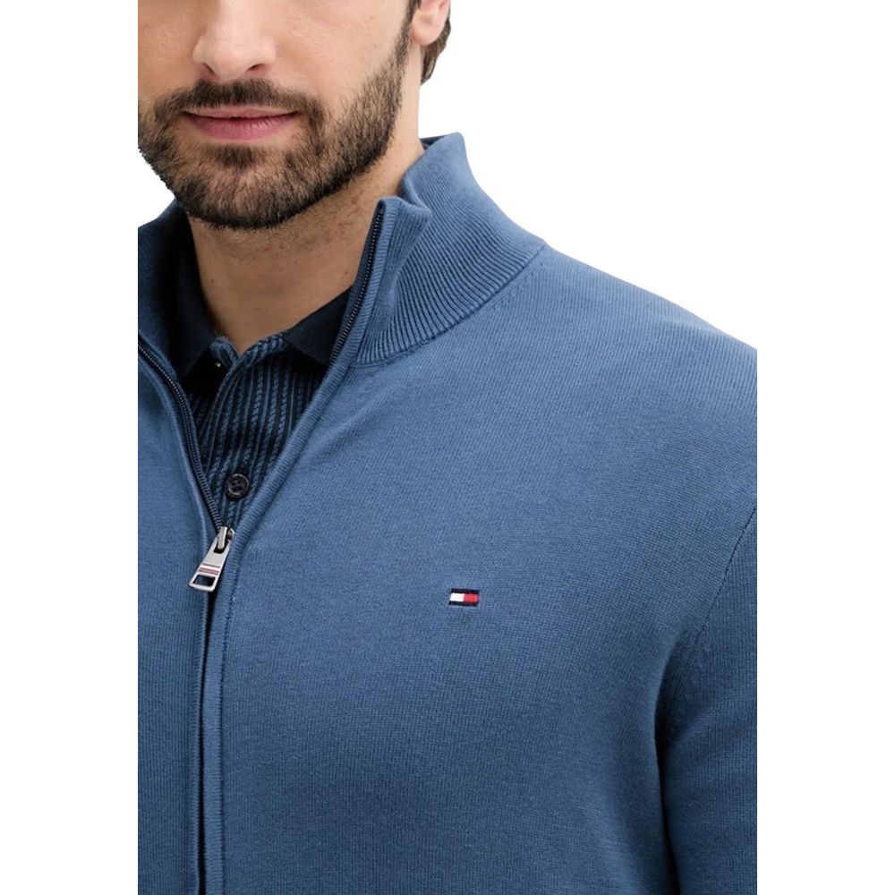 Tommy Hilfiger Blue Cotton Cardigan | Regal Royce