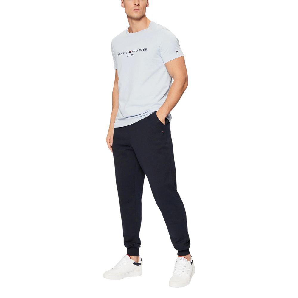 Tommy Hilfiger Blue Cotton Joggers (Workout Pants) | Regal Royce