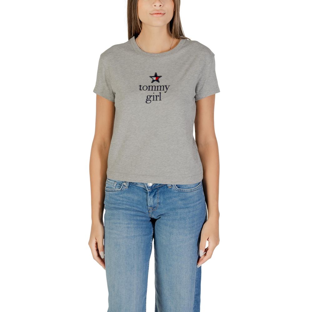 Tommy Hilfiger Jeans Gray Organic Cotton T-Shirt | Regal Royce