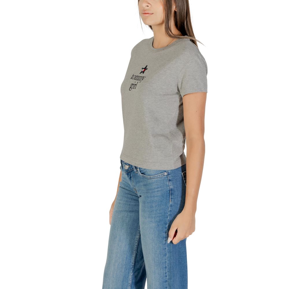 Tommy Hilfiger Jeans Gray Organic Cotton T-Shirt | Regal Royce