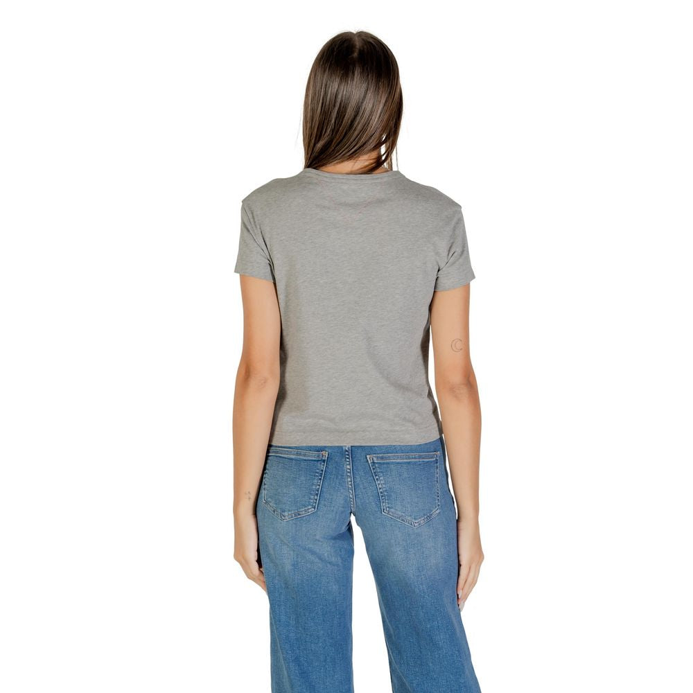 Tommy Hilfiger Jeans Gray Organic Cotton T-Shirt | Regal Royce