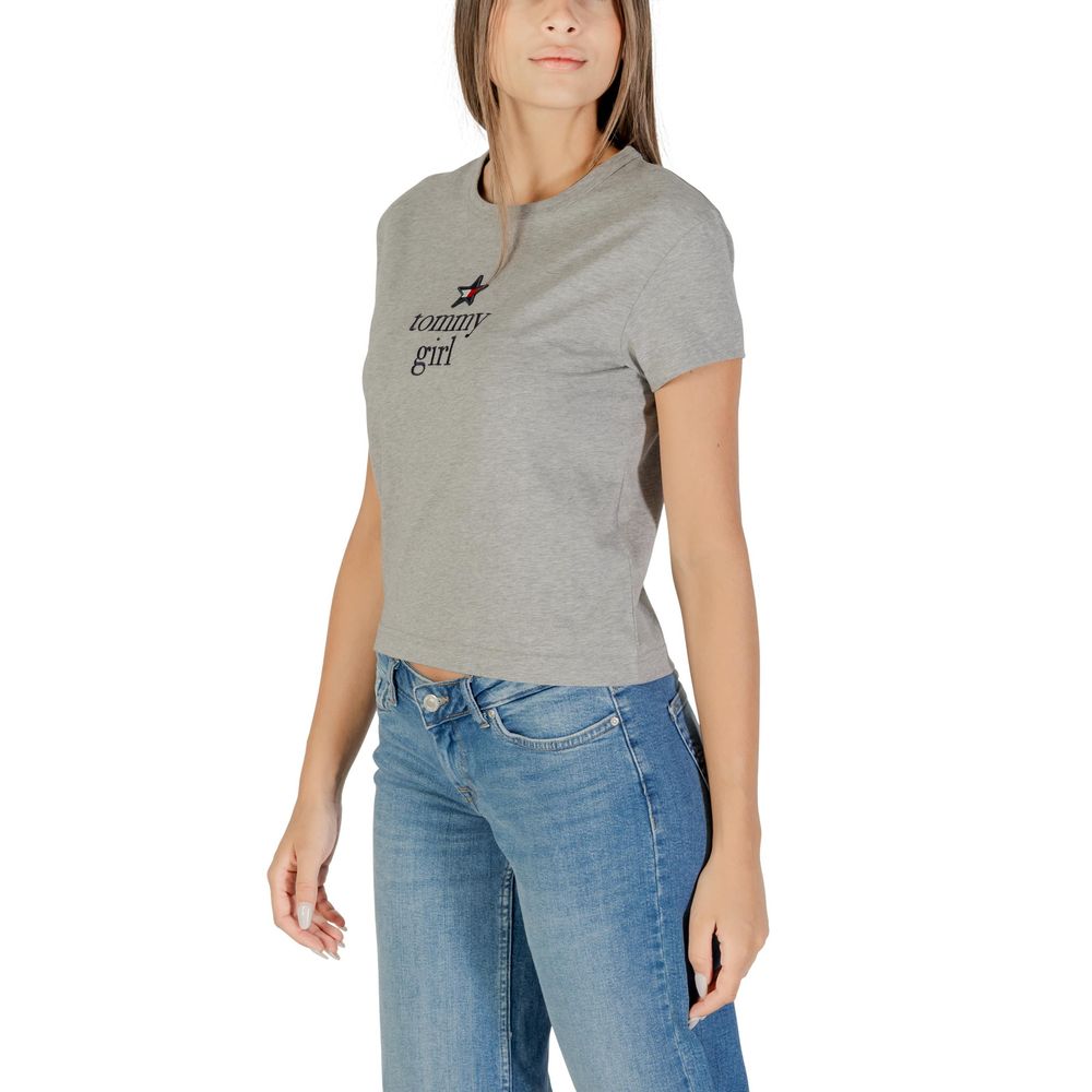 Tommy Hilfiger Jeans Gray Organic Cotton T-Shirt | Regal Royce