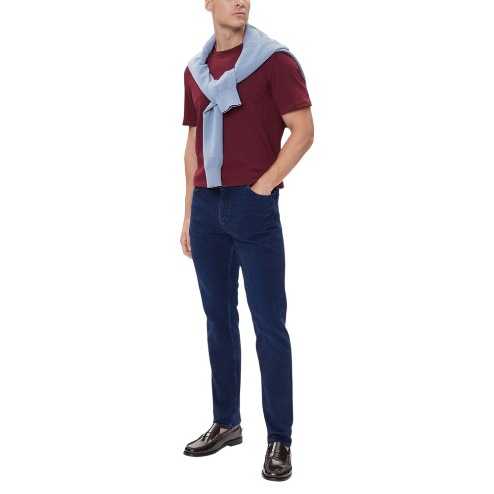 Tommy Hilfiger Blue Recycled Cotton Relaxed Fit Jeans | Regal Royce